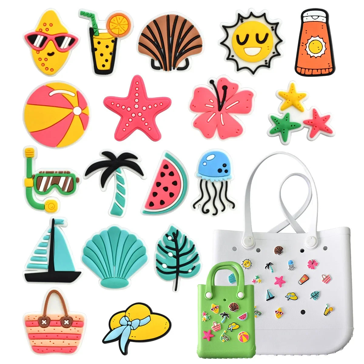 Accessoires multi-thèmes colorés (18 pièces)