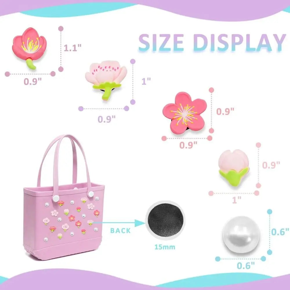 Déco Lulu - Fleurs et perles en couleurs 