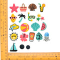 Accessoires multi-thèmes colorés (18 pièces)
