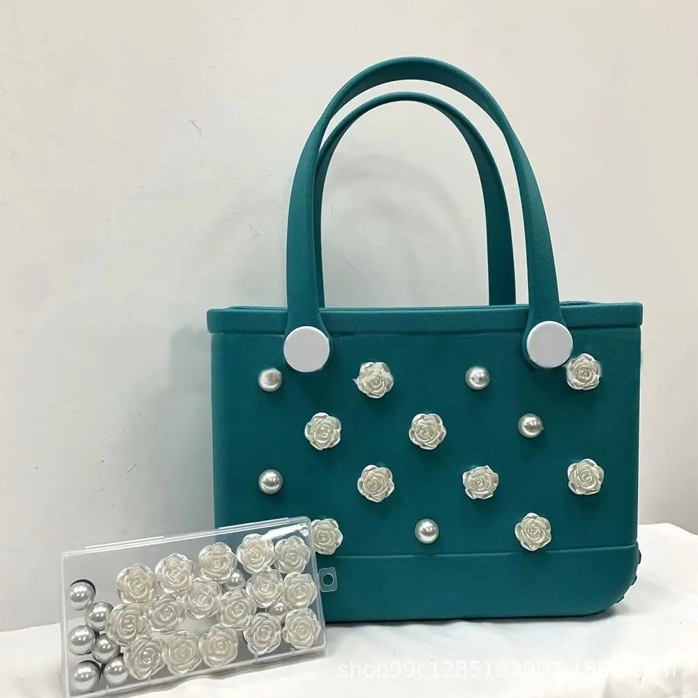 Déco Lulu - Fleurs et perles en couleurs 