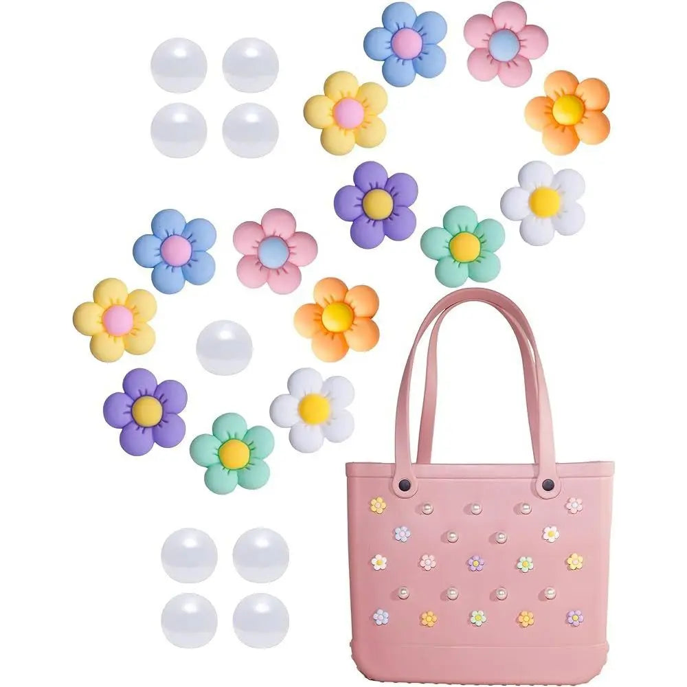 Déco Lulu - Fleurs et perles en couleurs 